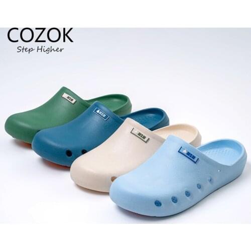Doctors' Medical Slippers Womens Surgical Nursing Sandals Oprating Room Non-slip Shoe EVA Thermostable Laboratory Shoes for Men
