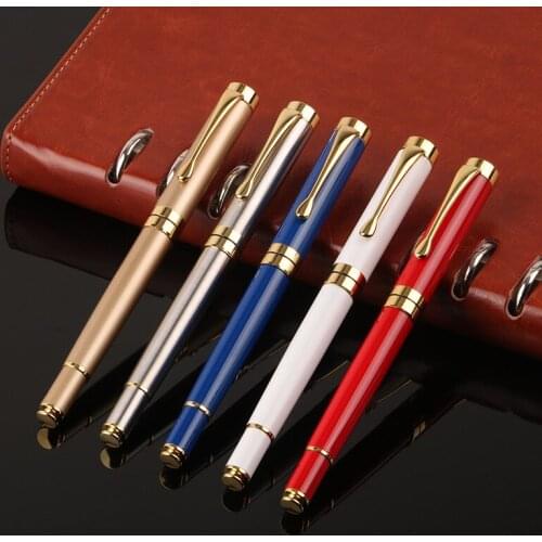 11 colors luxurious office business sign pens Metal Ballpoint pen school writing pen students stationery supplies 03762
