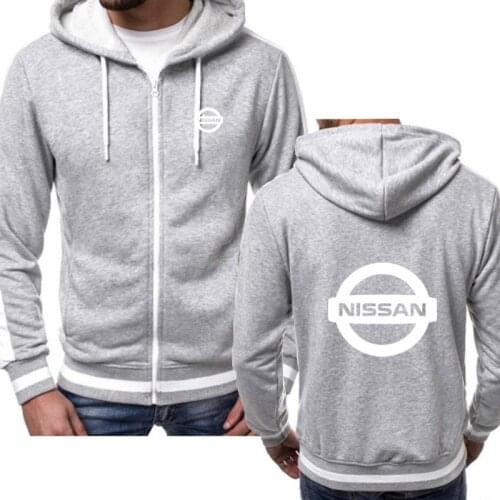 2021 New Spring Autumn Mens Hoodies Nissan car logo printing high quality Cotton Fashion casual Mens hoodie