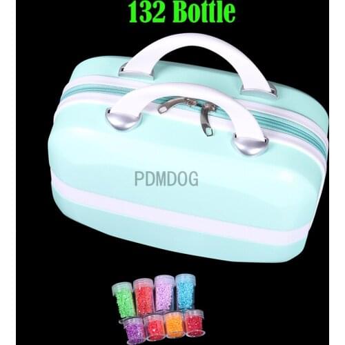 30/60/132 Bottles 5d Diamond Painting Accessories tools Storage Box Carry Case diamant painting tools Container Bag