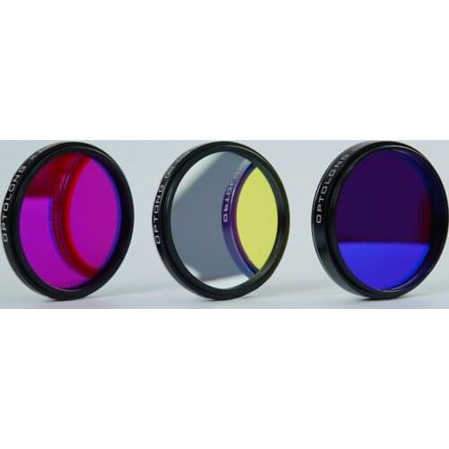 OPTOLONG H-alpha 7nm SII-CCD 6.5nm OIII-CCD 6.5nm narrow-band Astro SHO Filters for Deep Sky and Planetary Photography 1.25" 2"