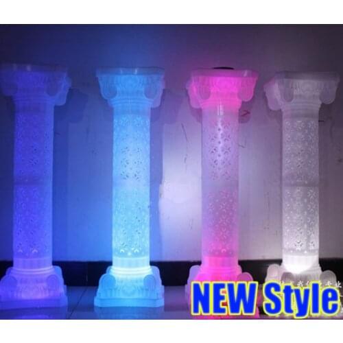Wedding hollow out Roman Column road lead wedding party Hollow plastic roman pillar wholesale wedding decoration