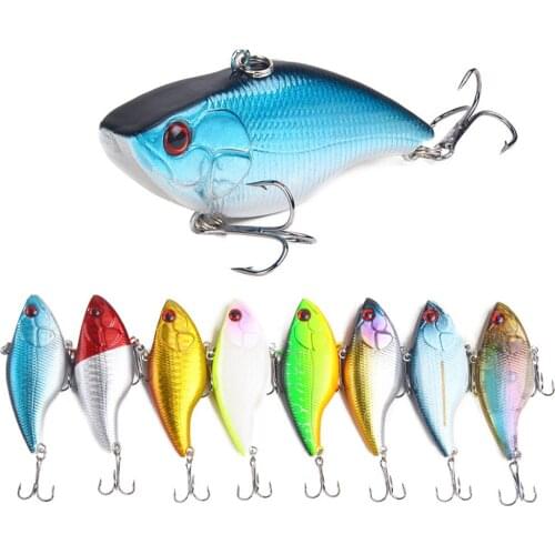 VIB Fishing Lure 7cm 18.8g Lipless Crankbait Hard Sinking Baits for Bass Pike Perch Saltwater Freshwater Fishing Accessories