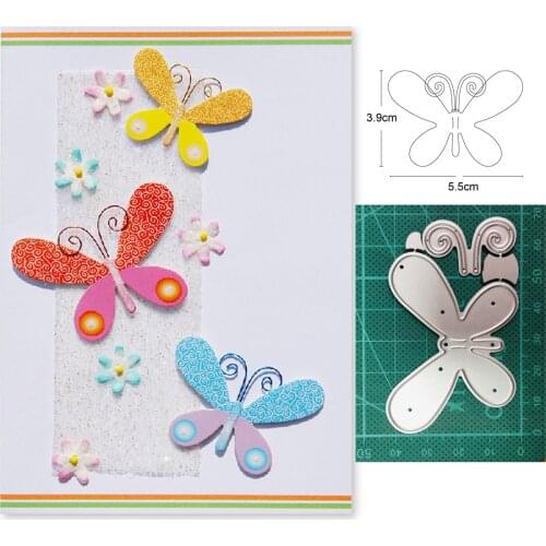 Metal Cutting Dies Cut Die Mold Stitching Butterfly Decoration Scrapbook Dies Crafts Paper Knife Mould Blade Punch Stencils Dies