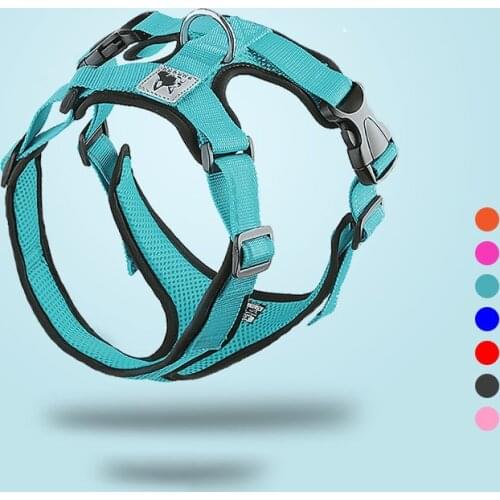 Dog Reflective Adjustable Harness Pet No-Pull Pet Vest Dog Walk Out Harness Vest for Medium Dog Chest Strap Pets Accessories