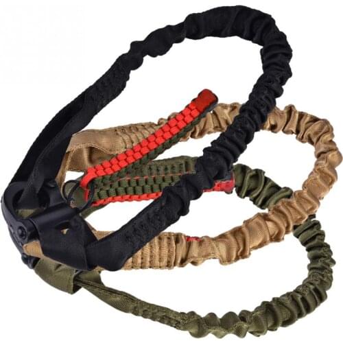 Outdoor Multifunctional Harnesses Safety Belt Lanyard Tactic Single Point Rifle Gun Sling Rope for CS Game Climbing