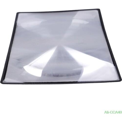 HUXUAN PVC Magnifier Sheet Magnifying Glass A5 Flat X3 Book Page Magnification Magnifying Reading Glass Lens Tool Parts Hot Sale