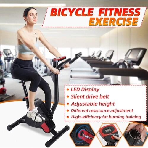Home Indoor Cycling Bike Trainer LED Display Bicycle Fitness Exercise Cardio Tools Stationary Fitness Equipment Body Building