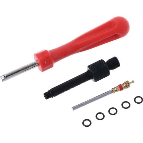 Bicycle Rear Shock Absorber Pump Valve Adapter Valve Core Lengthen Aluminum Alloy MTB Bike Parts Repair Tools Replacement