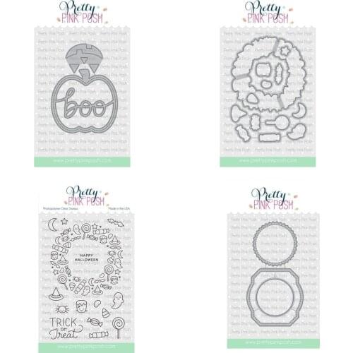 Halloween Wreath 2021 Arrival New Metal Cutting Dies And Stamps Scrapbooking DIY Decoration Craft Embossing Making Stencil