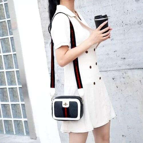 Women Shoulder Bag Coin Purse Bee Handbag Messenger Phone bag Match-Color Square Bag Fashion Lady Small Bags Wholesale