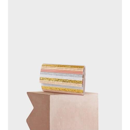 Women Small Clutch purse Metal Evening crossbody bags Shoulder bag for Party Purses Fashion Women’s Wedding Bridal Small wallet