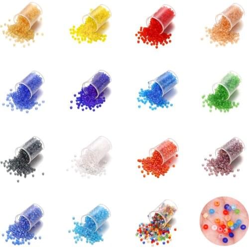 1800PCS/lot 2mm Glass Round Matt Surface Japanese Small Seed Bead Czech Loose Beads For DIY Jewelry Making Findings Accessories