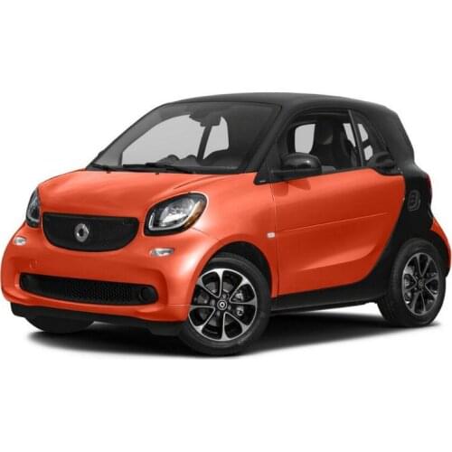 4pc stickers on cars interior inside door handle atmosphere lamp for Smart fortwo ROADSTER CABRIO CITY-COUPE CROSSBLADE FORFOUR