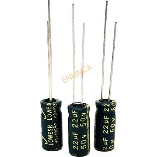 50V 22UF 5*11 high frequency low impedance aluminum electrolytic capacitor 22uf 50v 20
