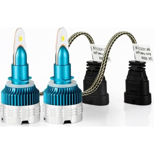 880/881 H27 LED Headlight Car CanBus Bulb White 6000k Super Lampada Led H4 No Error 52w 6000Lm