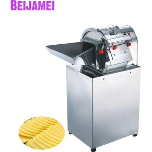 Beijamei New vegetable cutting machine commercial potatoes slicer cutter/ industrial potato chip slicing machines