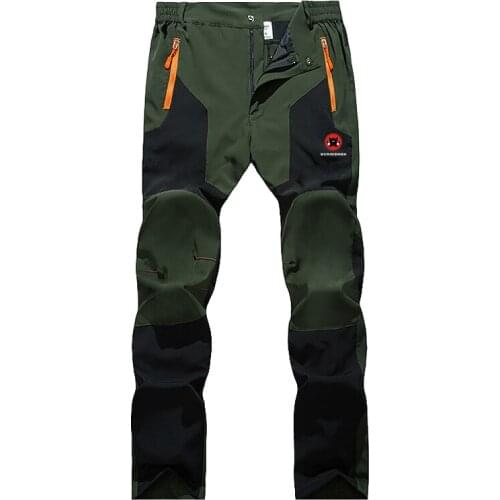 SCRIOSADH Brand Summer Waterproof Trousers Mens Outdoor Sports Quick-drying Breathable Pants Running Camping Fishing Pants