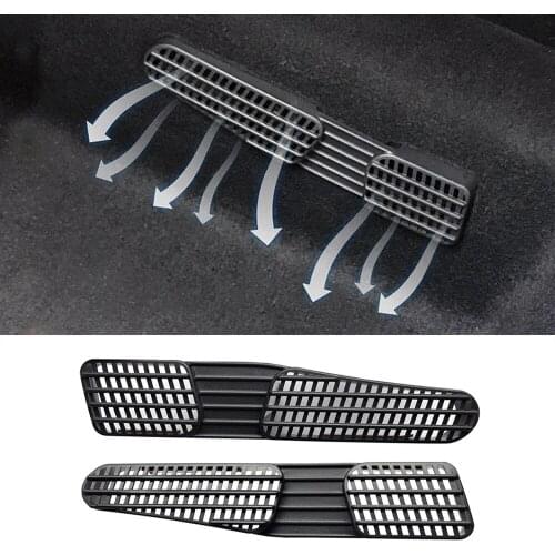 For Volkswagen VW T-CROSS 2018-2021 Under Seat Floor AC Air Conditioner Vent Outlet Grille Protective Cover Car Styling Trim