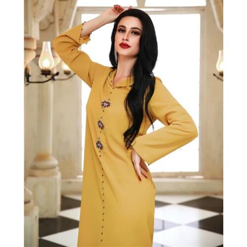 Eid Mubarak Abaya Dubai Turkey Muslim Hijab Dress Abayas for Women African India Maxi Dresses Islam Caftan Moroccan Kaftan Robe