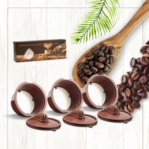 ICafilas3rd Crema/Normal Version Reusable For Dolce Gusto Coffee Capsule Dolci Nescafe Machine Reusable Coffee Filter
