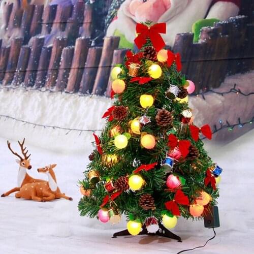 45/60cm Table Christmas Tree Decoration Artificial Pine Tree Mini Xmas Tree Christmas Decoration New Year Gift
