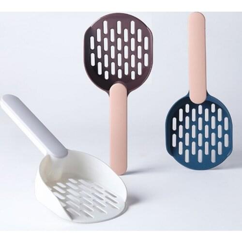 Durable Plastic Cat Litter Scoop Pet Dog Sand Waste Scooper Shovel Hollow Cleaner Tools