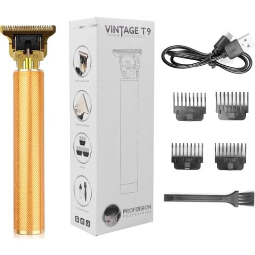 Professional Electric Hair Trimmer Hair Clippers Cordless 0Mm Beard Razor Rechargeable Barber Haircut for Man hair removal