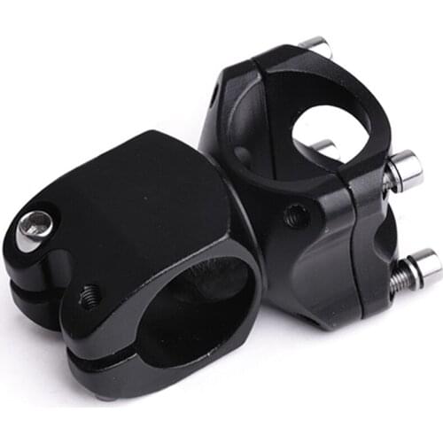 25.4mm Adjustable Bicycle Stem Bicycle Bike Aluminum Short Handlebar Stem Riser Fixed Bike Bar Stem