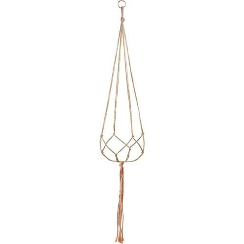 Handmade Macrame Plant Hanger Flower Pot Hanger Garden Jute Rope Flowerpot Hanging Basket Garden Decoration