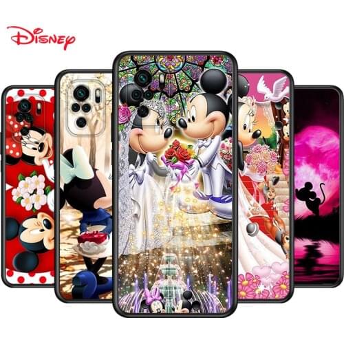 TPU Silicone Cover Mickey And Minnie Married For Xiaomi Redmi Note 10 10S 9 9S Pro Max 9T 8T 8 7 6 5 Pro 5A Phone Case