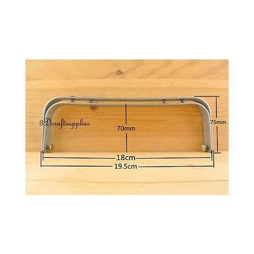 Doctor bag frame internal purse metal frame handbag 7 inch x 2 3/4 inch Z49B