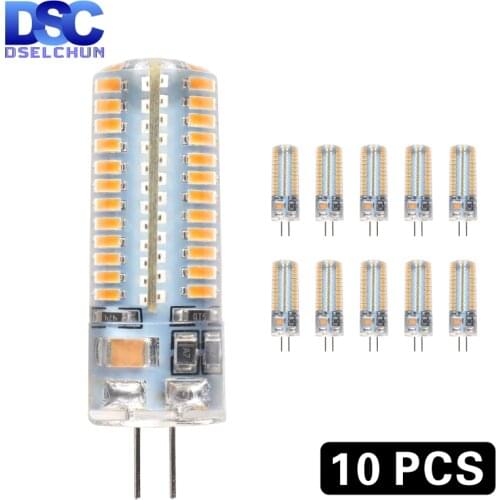 10pcs/lot G4 LED Bulb AC DC 12V 220V 1w 2w 3w 4w 5w Replace Halogen Lamp Light 360 degrees Spotlight Chandelier Lighting