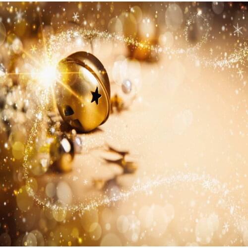 TR photography backdrops xmas bell jingle winter kids baby holiday merry baby shower customize Christmas backgrounds backdrops