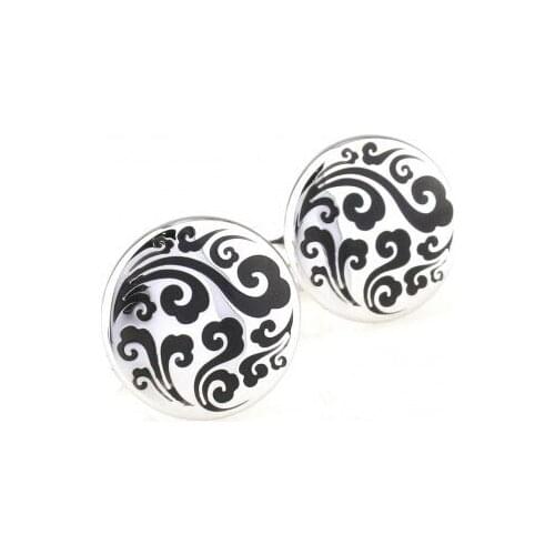 TZG01963-1 Enamel Cufflink Cuff Link 15 Pairs Wholesale Free Shipping