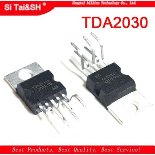 10pcs TDA2030 TO220-5 TDA2030A TO-220 linear audio amplifier short-circuit and thermal protection IC