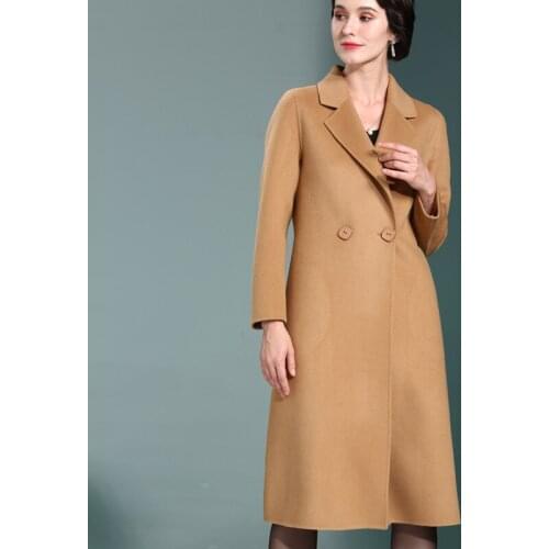 300% Real Wool Coat Female Jacket 2020 Autumn Winter Jacket Women Coats and Jackets Women Korean Outwear MY3665