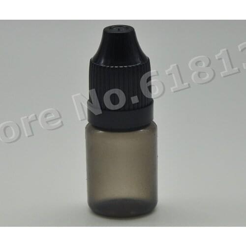 6000pcs 5ml black plastic dropper bottles with dropper, 5ml squeezed bottle