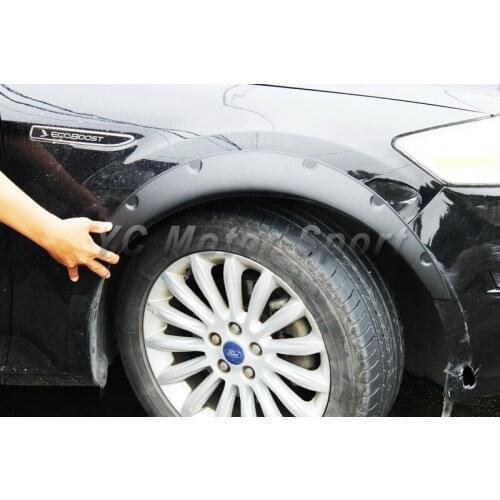 Car Accessories ABS Fender Flare Wheel Arch 780mmx320mmx45mm with Rubber Sealing Strip Fit For Universal Car Model