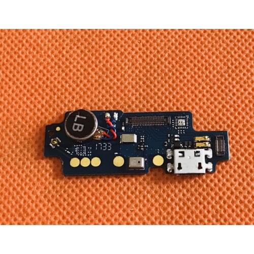 Used Original USB Plug Charge Board +MIC Microphone For Vernee Thor Plus MT6753 Octa Core Free shipping