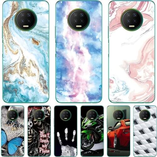 Phone Bags & Cases For Infinix Note 6 Note 7 7 Lite X610B Case Cover fashion marble Inkjet Painted Shell Bag