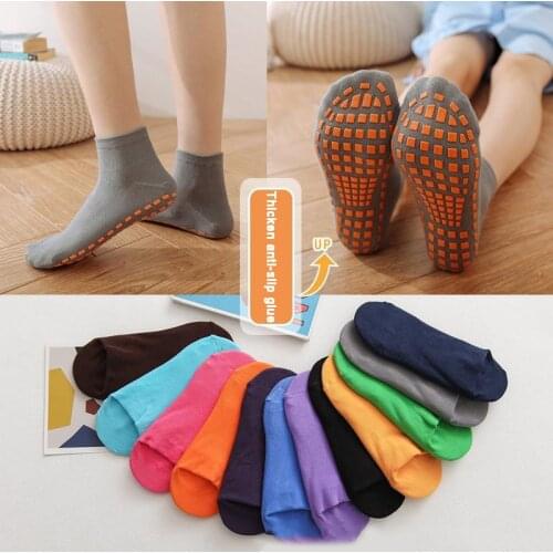 Children Anti-Slip Sock trampoline SockBaby Cotton Breathable Short Socks Elasticity Sport Boy Girl Outside Socks Kids adults