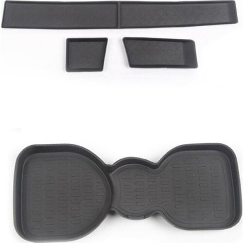 For Land Rover Defender 2020 2021 TPE Center Console Cup Holder Mat & Dashboard Storage Box Pad Anti Slip Accessories