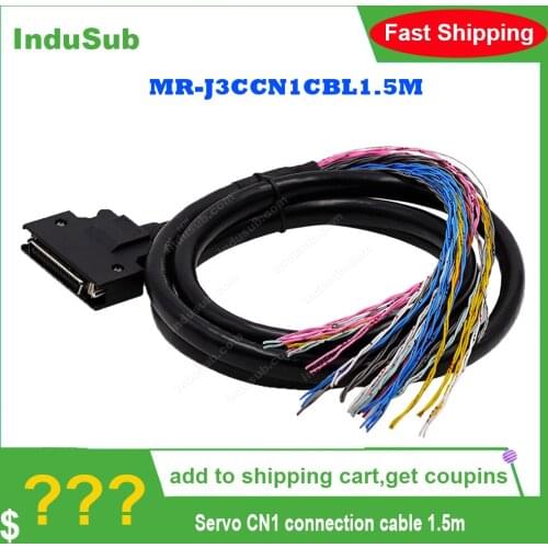 MR-J3CCN1CBL1.5M Servo CN1 connection cable 1.5m 50 pin suitable for J3 J4 JE-A servo