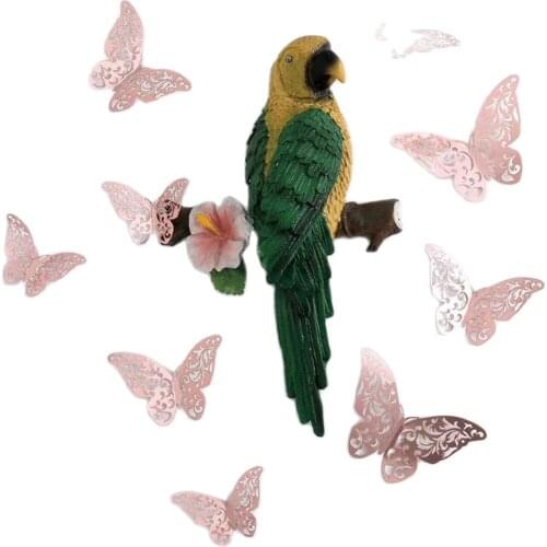 Hot Sale Beautiful Vivid Butterfly Creative Birthday Wedding Dessert Baking Supplies Decoration Gold Paper Butterfly Cake Topper