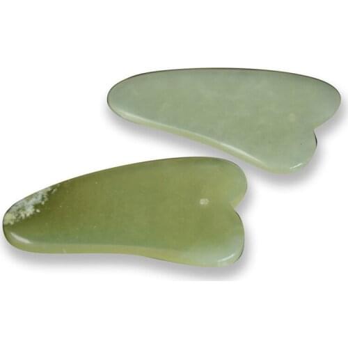 Natural jade scraping board dredging meridians massage table