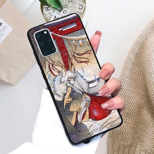 For Samsung Galaxy The Summit Gate Deer Kirin Yokai Spirit Soft TPU Black Border Samsung Galaxy Case