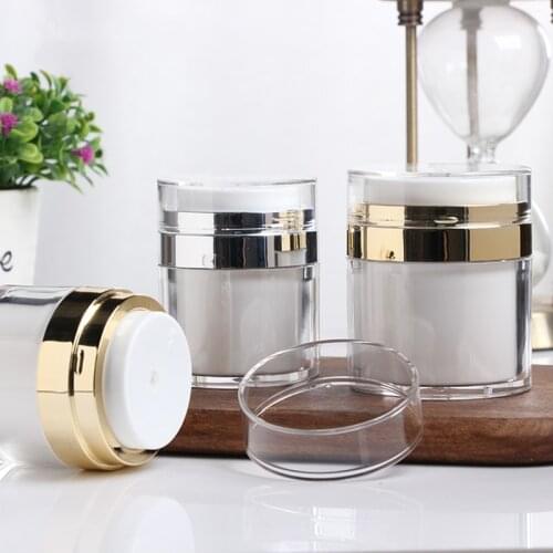 Wholesale 15ml /30ml/ 50ml Acrylic high-grade cream jar face cream/Lotion/cosmeitic bottles Vacuum emulsion bottles