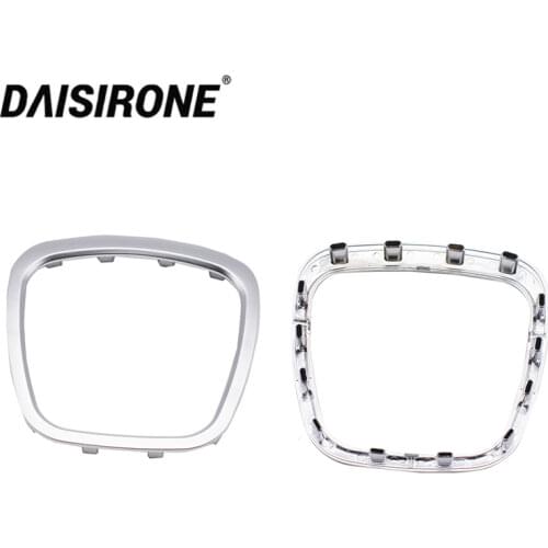 ABS Chrome Steering Wheel Trim Center Emblem Logo Ring Wrap Cover Frame Accessories For Audi A3 A4 B6 B7 B8 A5 A6 C6 Q7 Q5