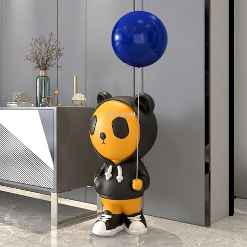 Panda large living room decorations home decoration accessories for living room modern anime decor office floor decorations